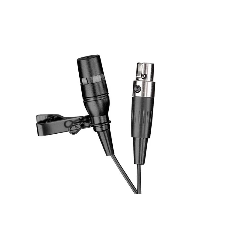 Lavalier Micrófono de solapa compatible con transmisor inalámbrico AKG  Samson - Micrófono condensador unidireccional - Mini XLR TA3F Plug