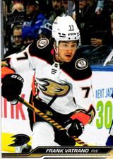 2023-24 Upper Deck Series 1 Hockey Card #3 Frank Vatrano - Anaheim Ducks