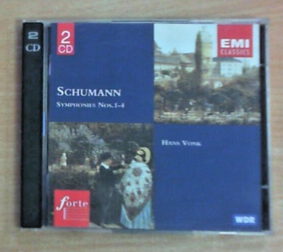 Schumann: Symphonies Nos. 1-4 von Hans Vonk (2 CD) SEHR GUTER ZUSTAND!