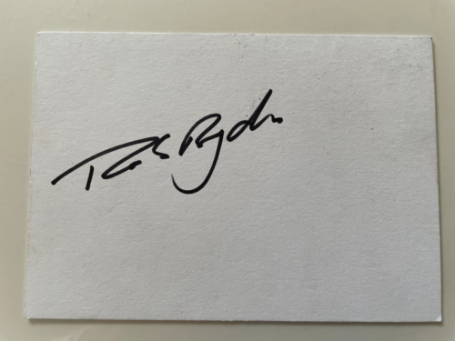 Rob Brydon - Comedian - Original Hand Signed Autograph - Afbeelding 1 van 3
