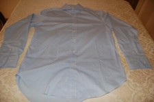 CIT - Men's Shirt, Blue and White Plaid, 72 Cotton26 Polyamide, Used