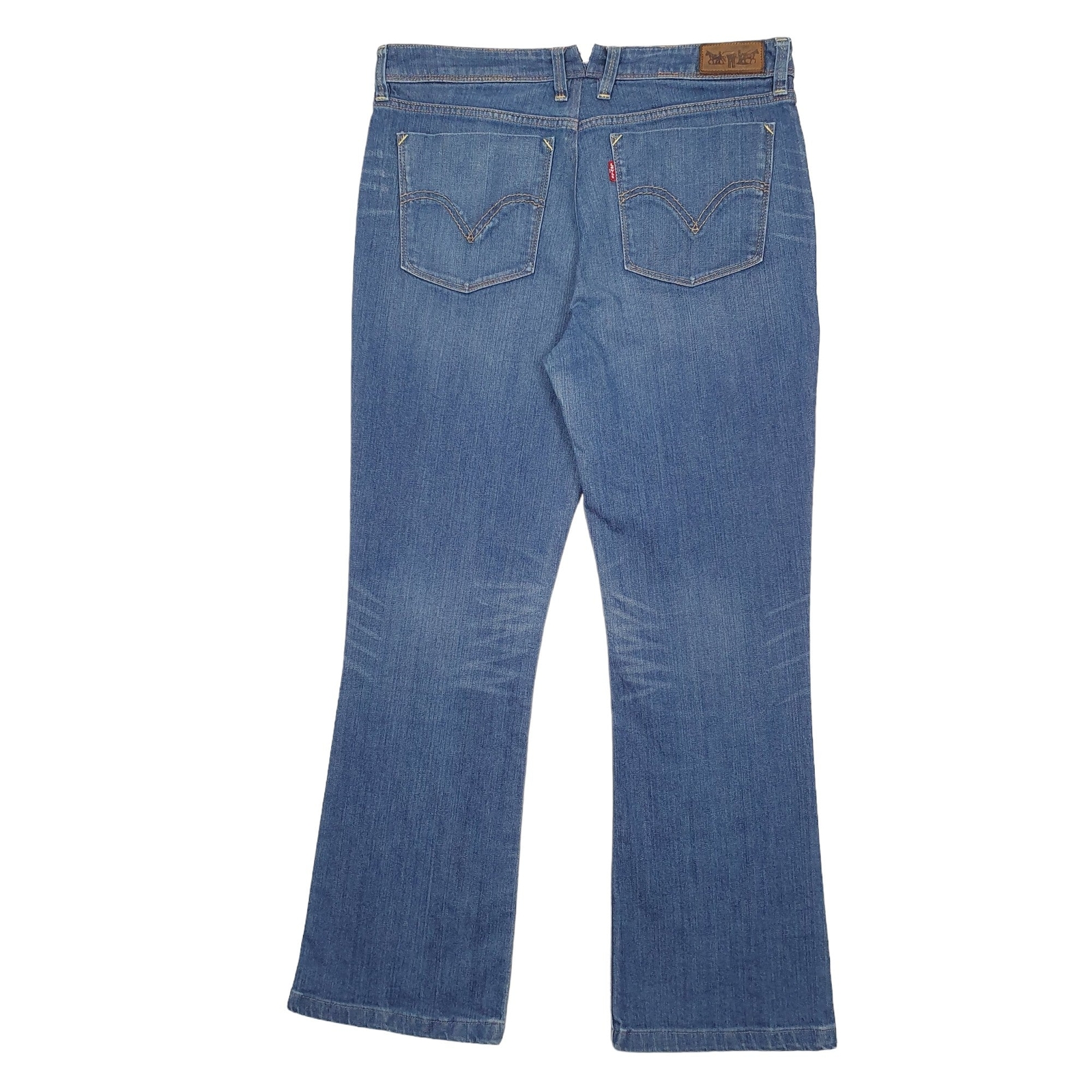 LEVIS Casual Jeans Bootcut Fit Blue Denim Trousers Womens UK12 image 2