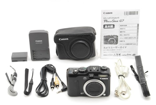【Mint】 Canon PowerShot G7 10.0MP Compact Digital Camera Black Japanese only