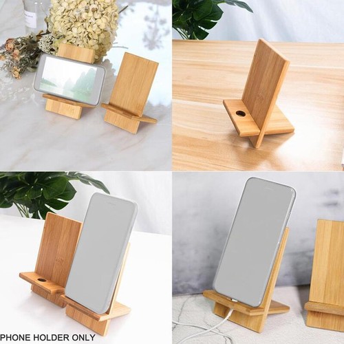 Wooden Phone Holder Stand Mobile Smartphone Support Tablet Stand For Holder - Zdjęcie 7 z 7