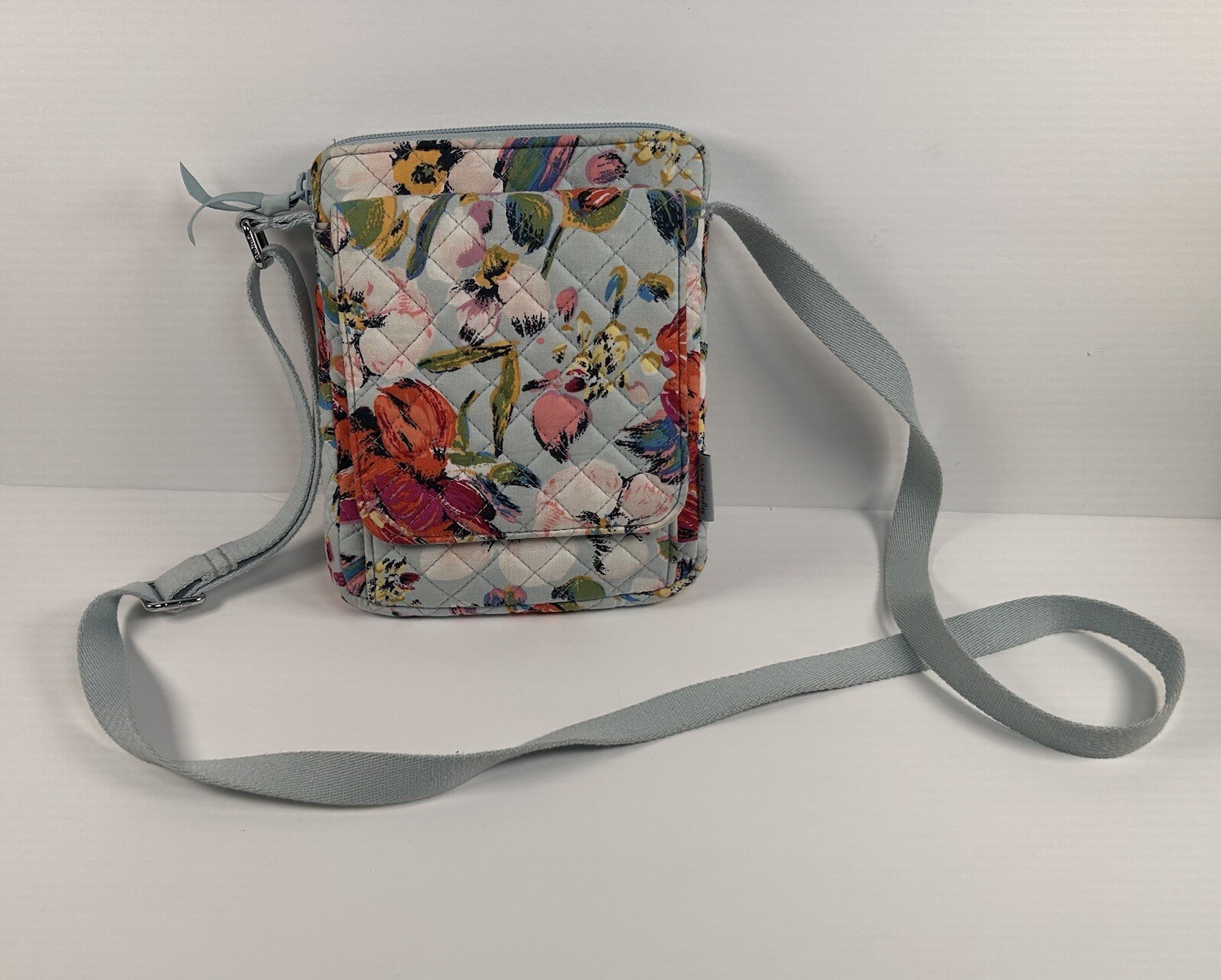 Vera Bradley Fashion Triple Zip Hipster Women's Crossbody Bag/Sea Air Floral