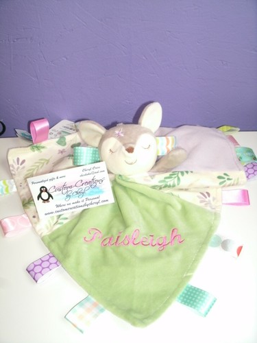 Individuelle Rehkitz Taggie Sicherheitsdecke, personalisierte Security Fawn Taggie - Bild 2 von 12