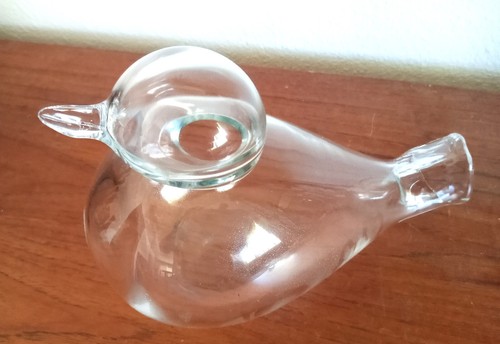 Roberto Niederer Glass Duck - Art Deco Glass Duck - Picture 2 of 7