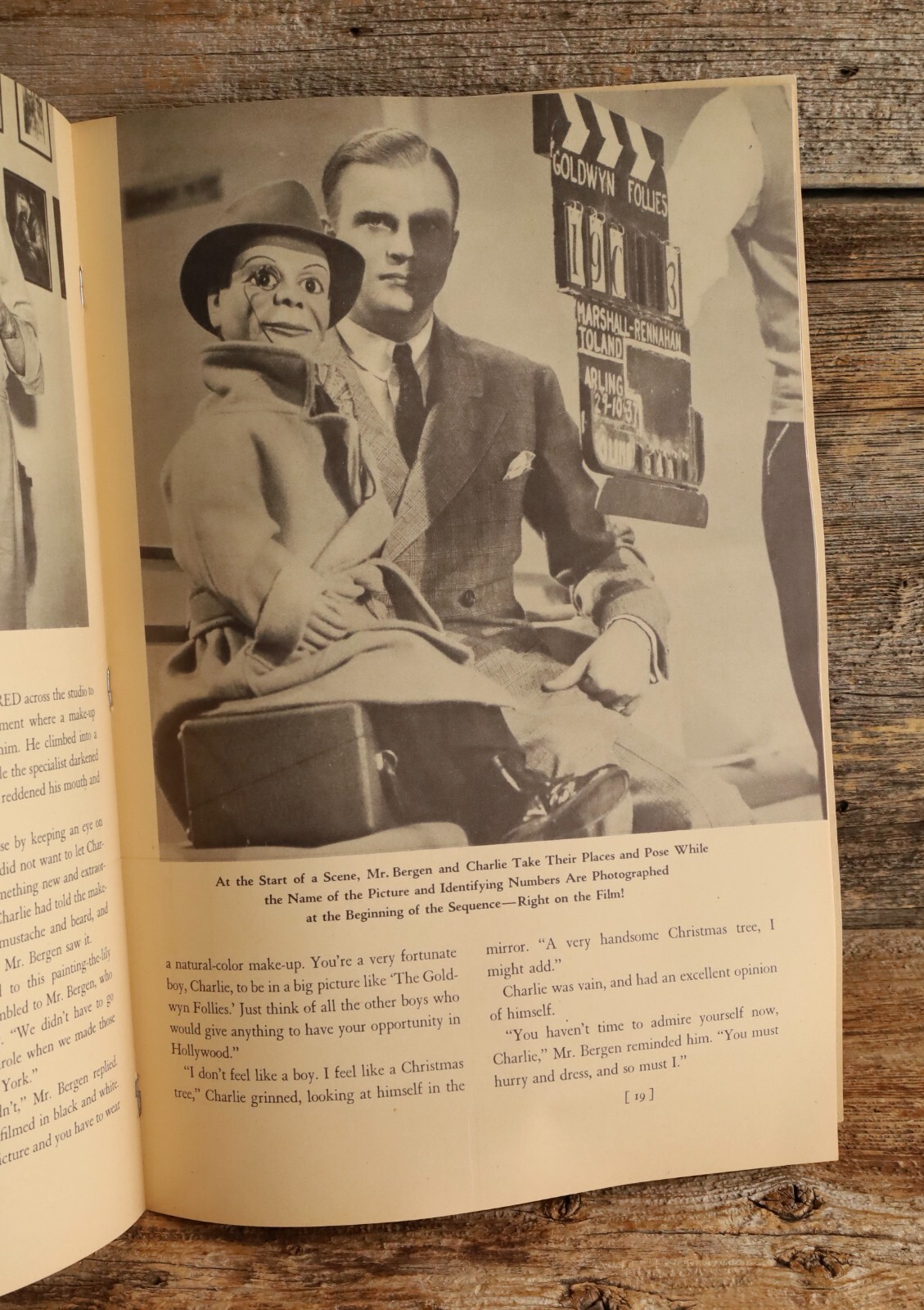 Vintage "A Day With Charlie McCarthy and Edgar Bergen" Ventriloquist