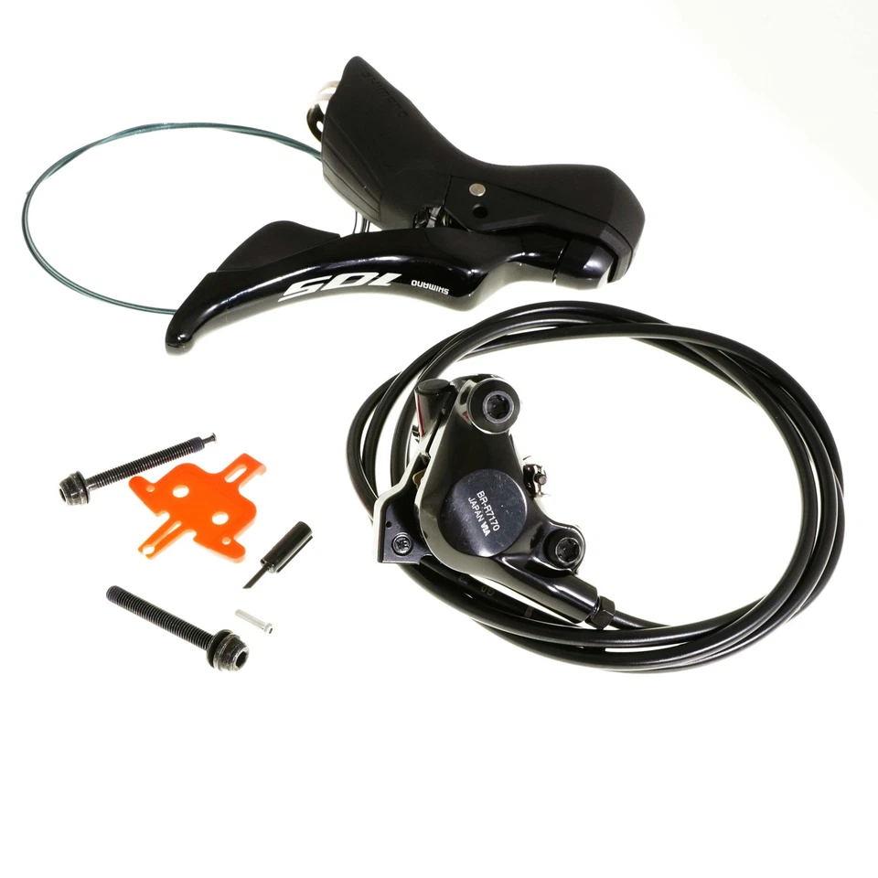 Shimano 105 Shifter ST-R7120+BR-R7170 2 x 12 speed Disc Brake Lever Flat Mount - Image 3 of 4