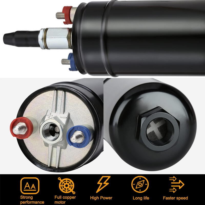 300LPH Universal External Inline Electric High Pressure Fuel Pump E85