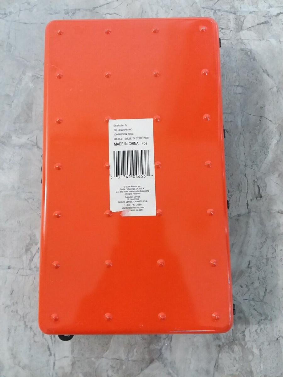 Vintage Orange Atlantic 60 CD Locker Case *Read* | eBay