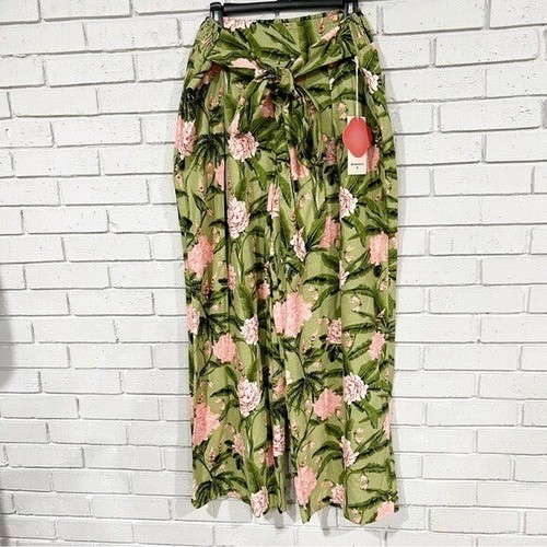 Agua Bendita x Target Damen Hose Large Peony Print Wide Leg - Größe XL