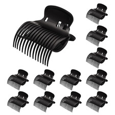 Hot Roller Clips 12PCS Plastic Roller Clips Hair Curler Claw Clips Replacement R