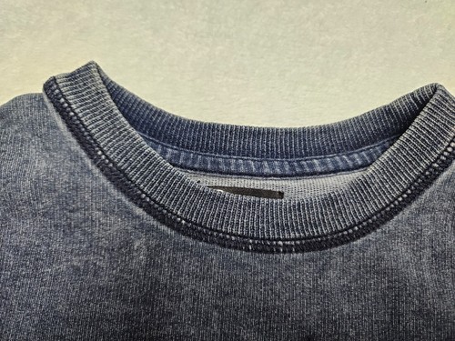 Art Class Blue Soft Sweatshirt Short Sleeve Crew Neck T-Shirt S 6/7 - Picture 5 of 6