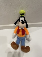 DISNEY GOOFY 11" Plush Dog Toy Doll Stuffed Animal Green Hat Red Vest Boy Girl