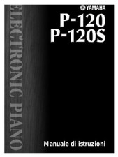 Yamaha P-120 P-120S Manuale Di Istruzioni In Italiano