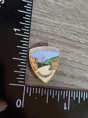 Vintage Brenner Pass Passo Brennero  TRAVEL Souvenir PIN Fh