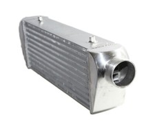 Emusa Universal Intercooler 27x7x4 3 Inlet And Outlet Tube And Fin