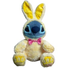 Disney Store Exclusive 2021 Lilo  STITCH 15  Easter Bunny Stuffed Plush Yellow