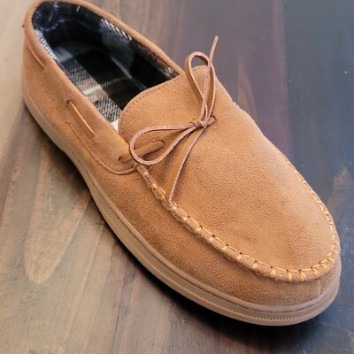 Gold Toe Mens Memory Foam Slip On Loafer Slippers [M 8-9]