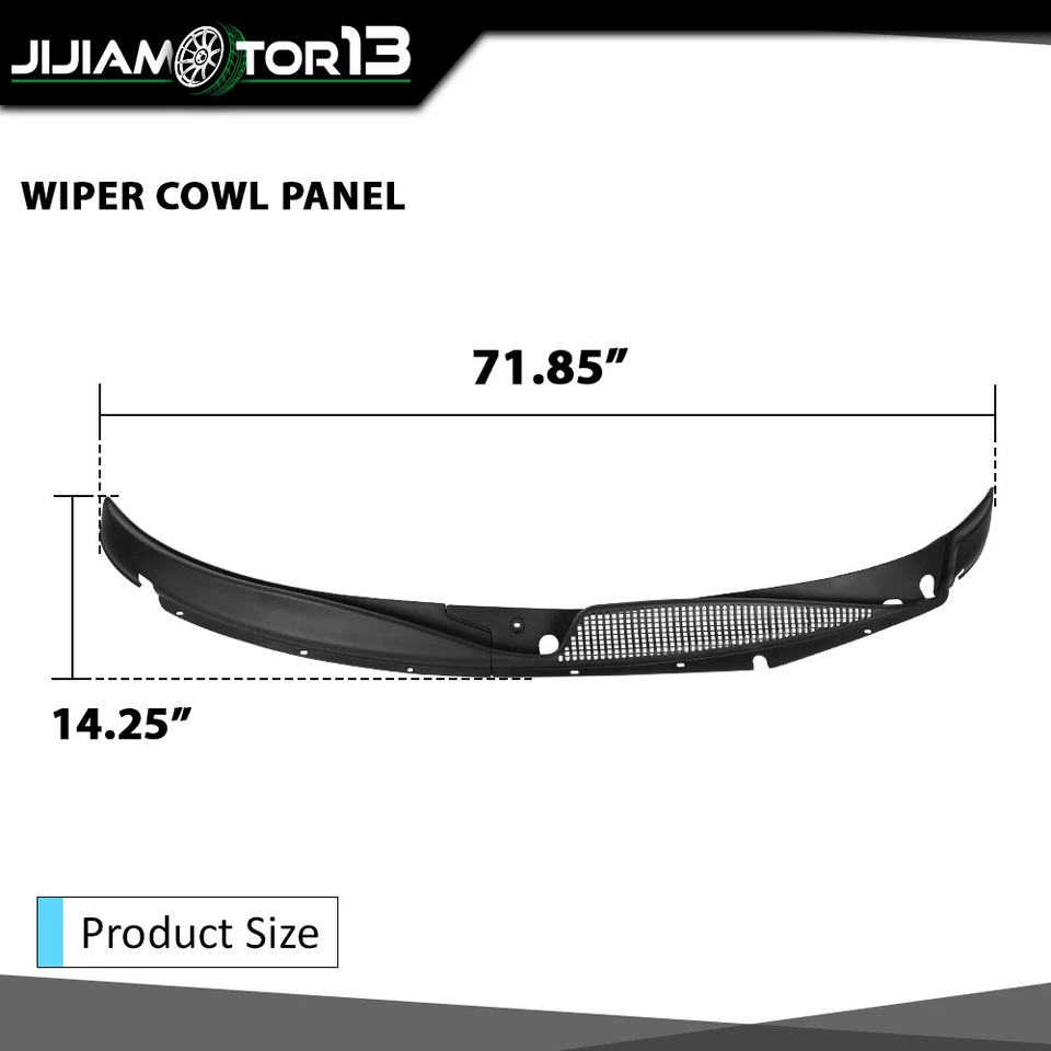 Fit For 96-17 Chevy GMC Express Left Right Side Windshield Wiper Cowl Vent Cover - Image 4 of 4