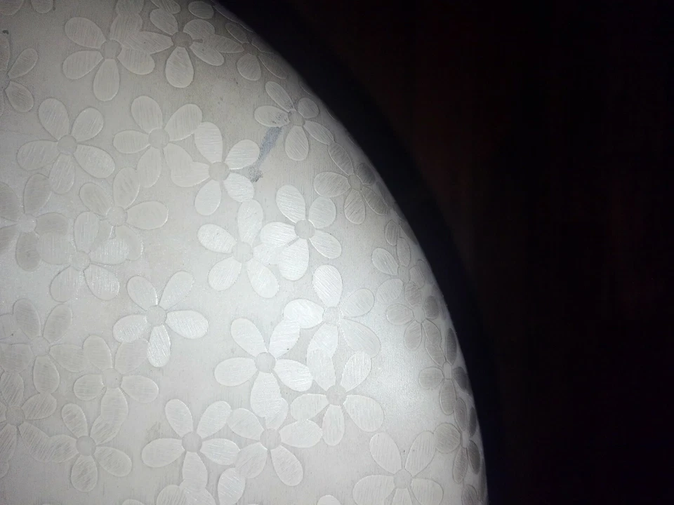 Cosco винтажный круглый короткий табурет ретро белый виниловое сиденье хром металлические ножки MCM - Изображение 4 из 4