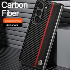 Ultra Slim Carbon Fiber Shockproof Hard Balck Case Cover For Samsung Z Fold6/5/4