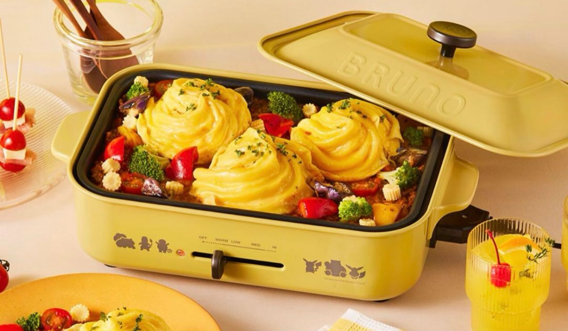【新品】ポケモン Compact Hot Plate BRUNO Pokemon x BRUNO Compact hot plate Pokemon Mini Pancakes