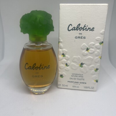 Vtg Gres Cabotine Eau de Toilette Parfums 1.69 oz Paris EDT Escada Fragrance NEW