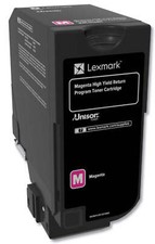 Lexmark 84C1HM0  Lexmark Toner Magenta 16k Hi Yield CX725 Cartridge Return Prog