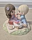 Precious Moments Figurine Every Day With You Is A Picnic-Showroom Sample