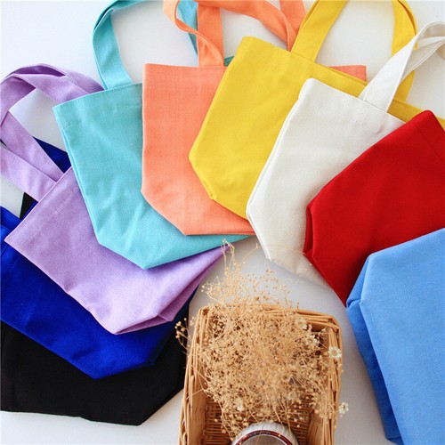 Mujeres Hágalo usted mismo Bolso de Mano de Lona Cartera Comprador Bolsos de Hombro Reutilizables Plegables - Imagen 6 de 20