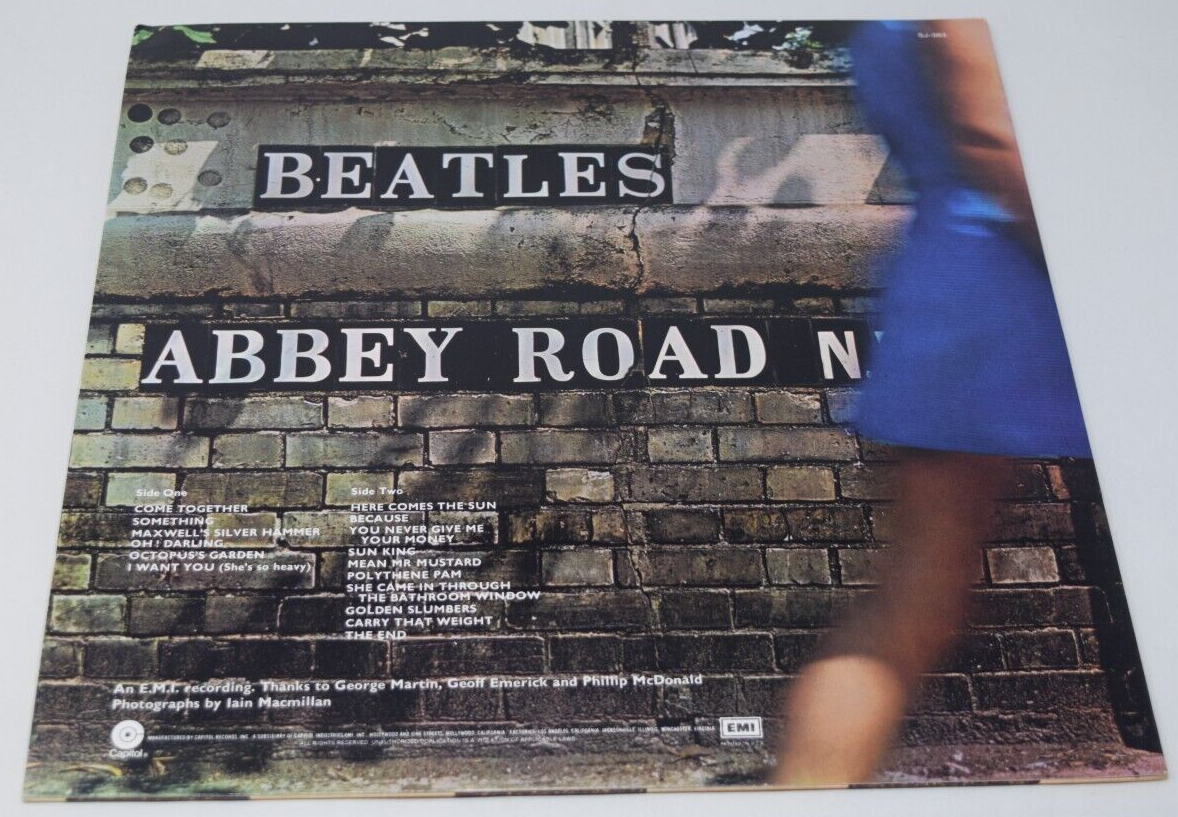 The Beatles Abbey Road Capitol Rainbow Label SJ383 No UPC NM