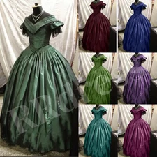 Victorian 1970s Quinceanera Dress Vintage Costom Color Prom Party Ball Gowns