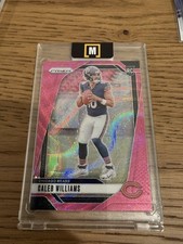 2024 Panini Prizm Pink Wave Prizm #301 Caleb Williams Rookie RC Bears SP