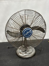 Vtg Dayton Industrial Floor Desk Fan 18 Model P-41 Home Art Deco Needs Repair