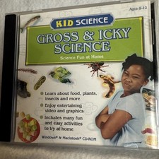 Kid Science Gross  Icky Science at Home Age 9 PC Software Mint
