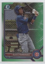 2022 Bowman Draft Chrome Green Refractor 1/99 Alexis Hernandez #BDC-173 0sd2