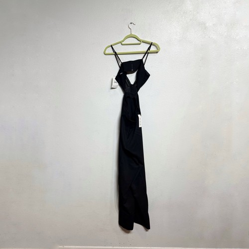 Bardot Black Cut Out Slit Pantsuit Sz XS NWT - Picture 10 of 13
