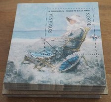 2003 Rumänien; 200 Blocks Gemälde, postfrisch/MNH, Bl. 326, ME 1600,-