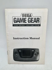 Sega Game Gear Instruction Manual Only 