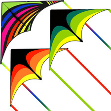 Kites for Kids and Adults, Easy to Fly for Beach, Single Line Kite Set for Begin