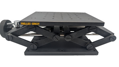 Melles Griot Lab Jack Scissor Lift Optical Table 160x200mm 6.3x7.9in Optics