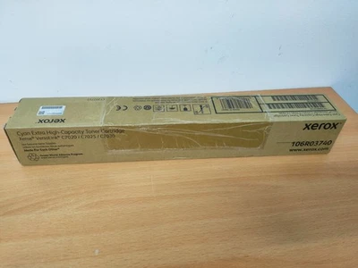 Xerox Genuine VersaLink C7020 C7025 C7030 Cyan High Capacity Toner 106R03740 - Image 1 of 2