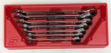 Snap-on Oexr Ratcheting Sae Wrench Set 38-34 Non Reversible 7 Piece