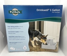 PetSafe Drinkwell 1 Gallon Pet Water Fountain For Small To Medium Cats Dogs NIB