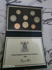 1986 Royal Mint Proof Coin Set & COA