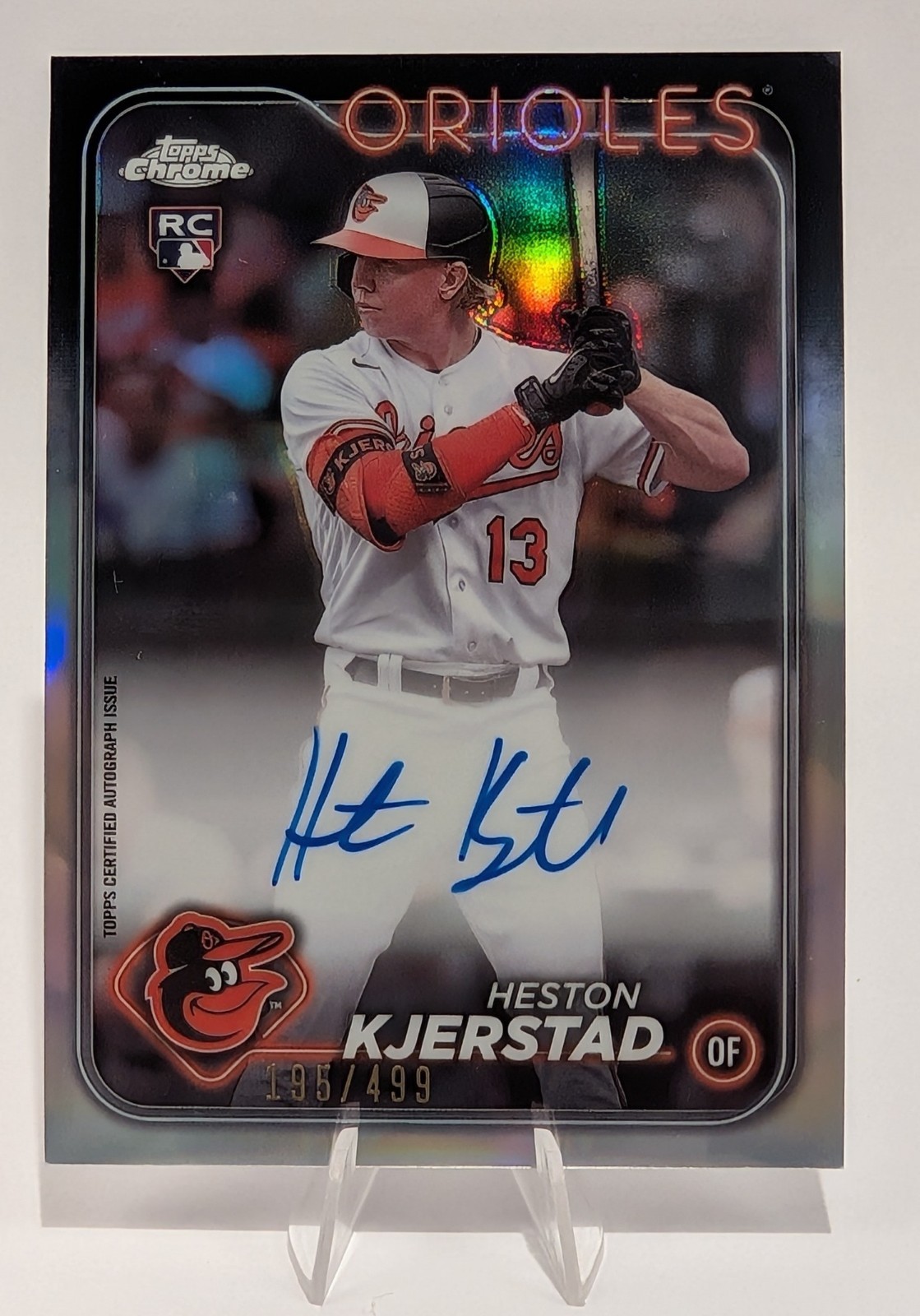 2024 Topps Chrome - Rookie Autographs Heston Kjerstad #RA-HK Refractor /499 (...