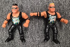 WWF The Nasty Boys Knobbs Saggs  Hasbro Action Figures 1992 Series 3 WWE