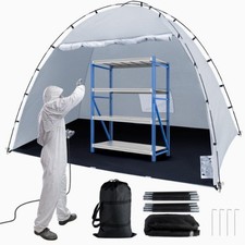 Portable Paint Booth Tent Extra Large 10x6x6.5ft Spray Paint Tent With Built...